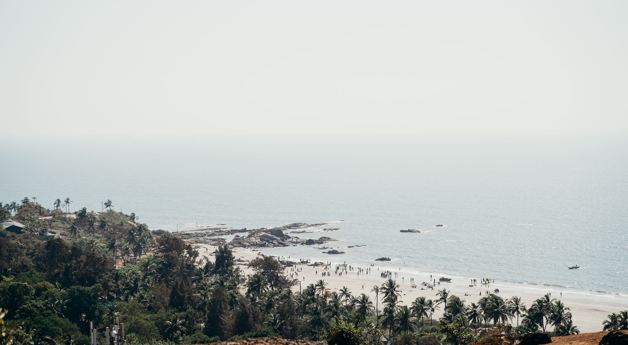 A quiet coastline in Goa