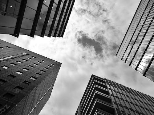 Worm's Eye View Of Buildings