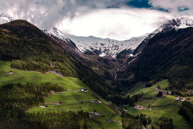 Aerial View Of Valley