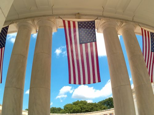 Free stock photo of american flag, arlington, arlington flag Stock Photo