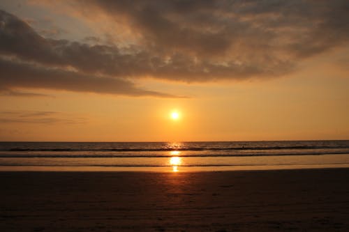 Free stock photo of arena de playa, atardecer, beach