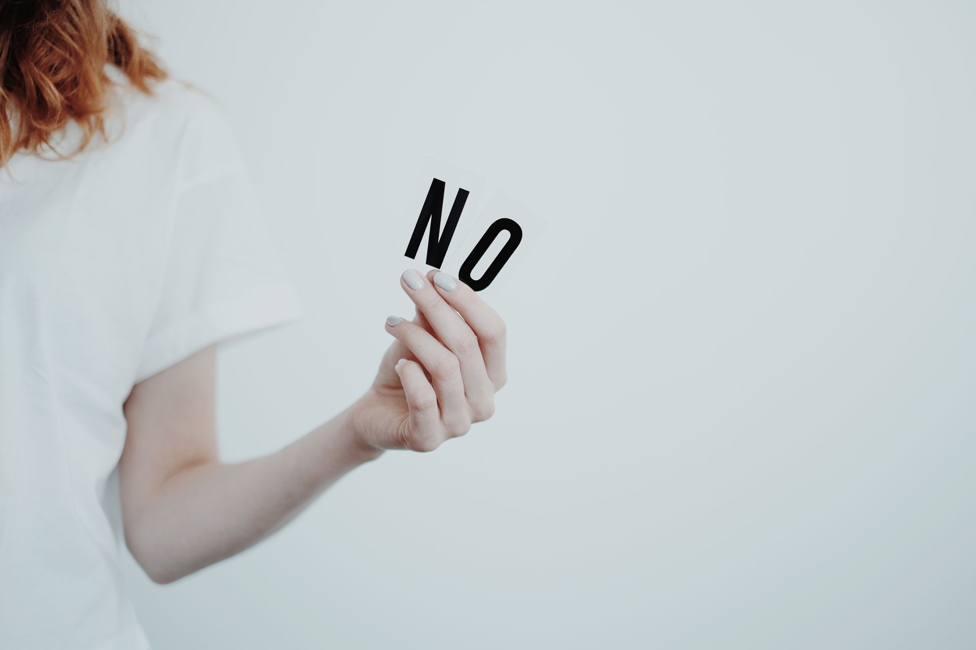 Person Holding an Alphabet