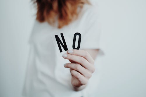Free Person Holding Letters Stock Photo