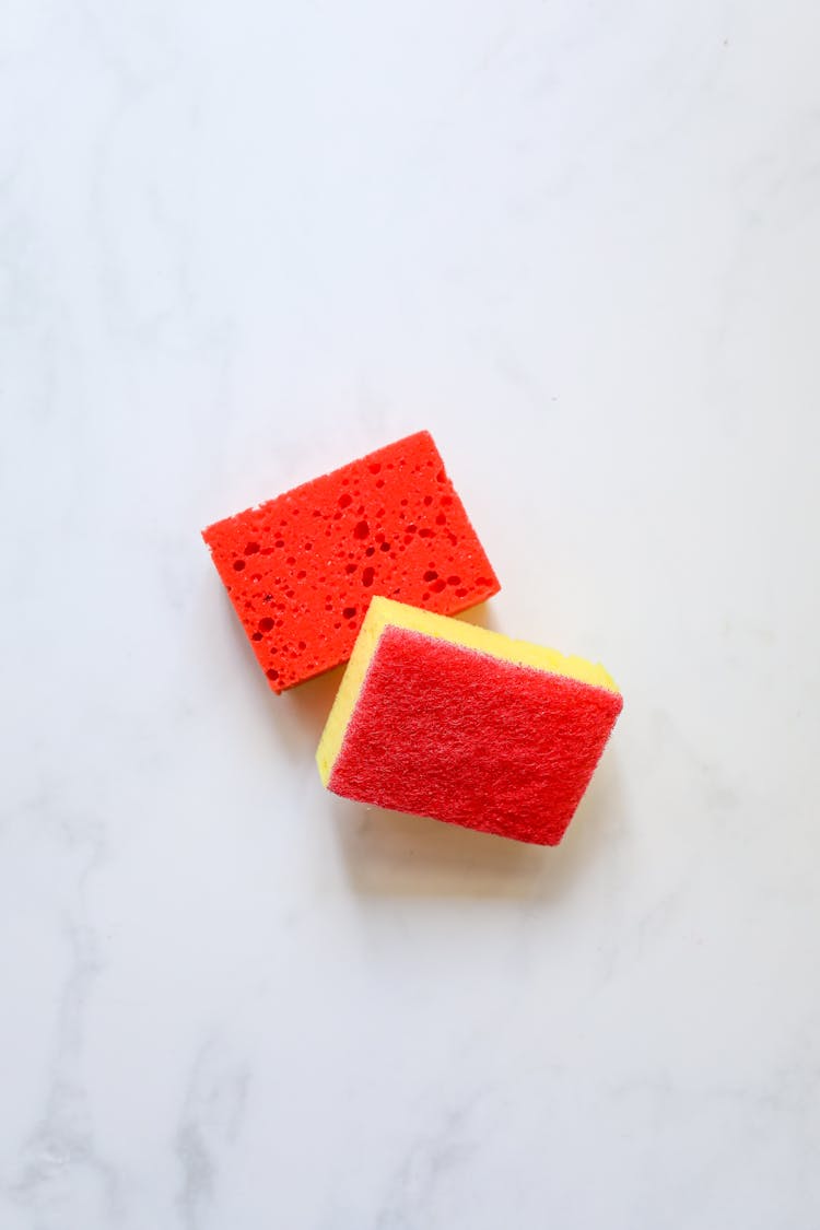 Sponges On White Background