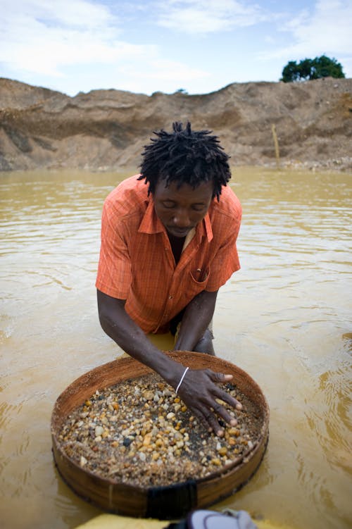 Man Searching dor Diamonds