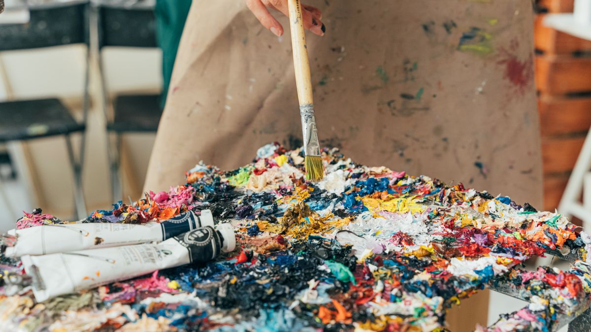 Techniques de peinture créatives - illustration