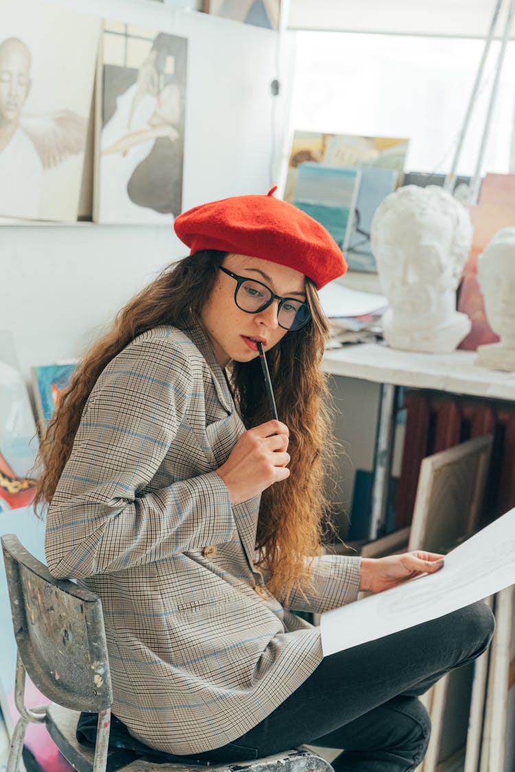 An Artist Wearing A Beret 