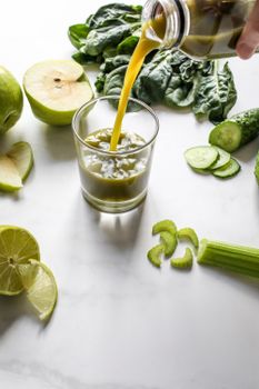 Vegetable Fruit Vitality Spicy Greens Cold Pressed Juice Blend