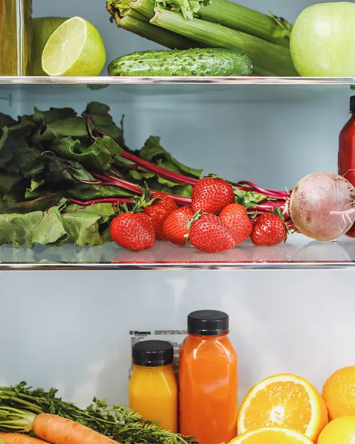 Thermostat & Temperature Control Repair in La Mesa, CA Fresh fruits and vegetables in a refrigerator that needs thermostat and temperature control repair