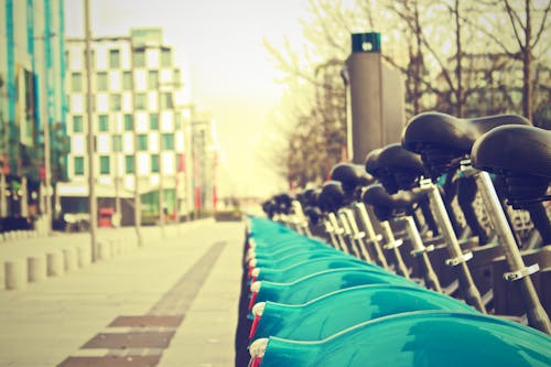 Fotos de stock gratuitas de bicicletas, cantidad, ciudad