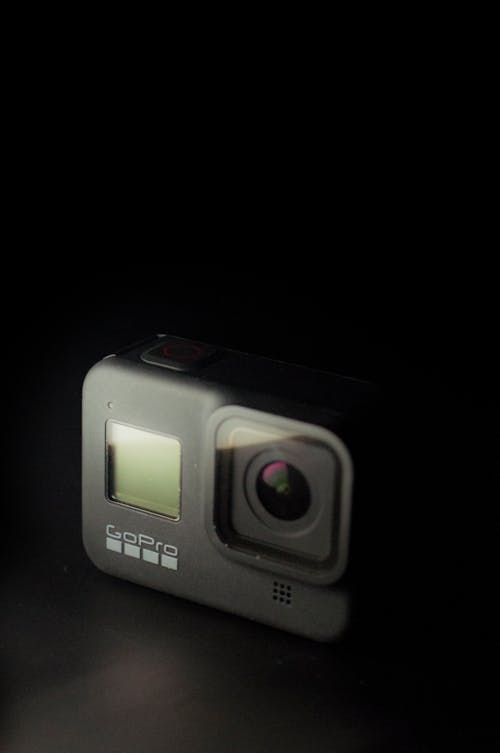 Free stock photo of action camera, black, dark