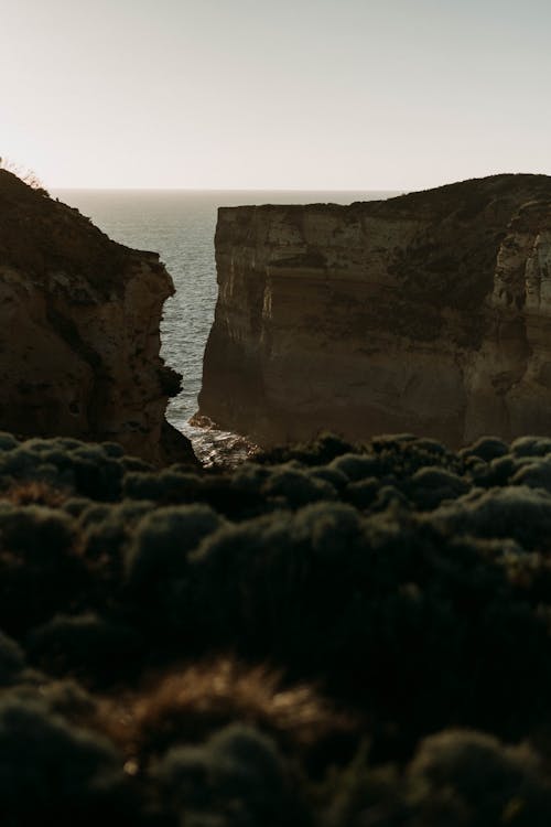 Scenic Cliffs and Sea in Australia