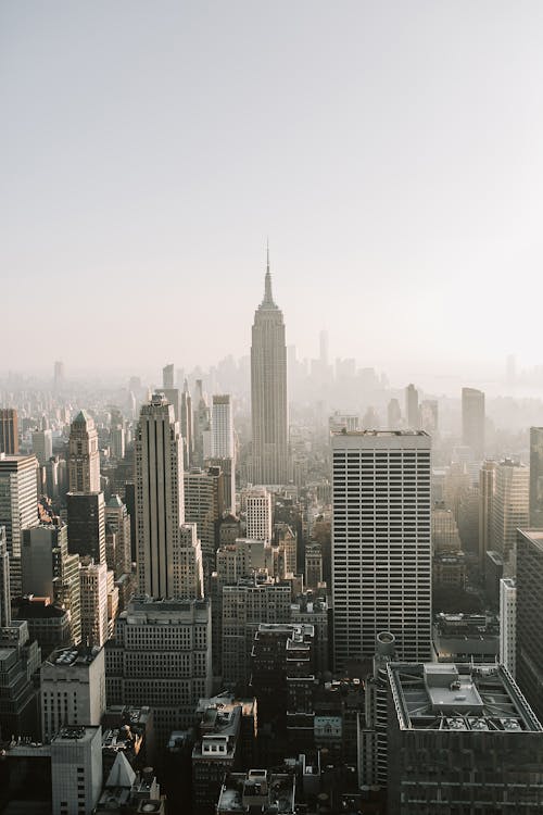 Imagine de stoc gratuită din clădiri, Empire State Building, fotografie aeriană