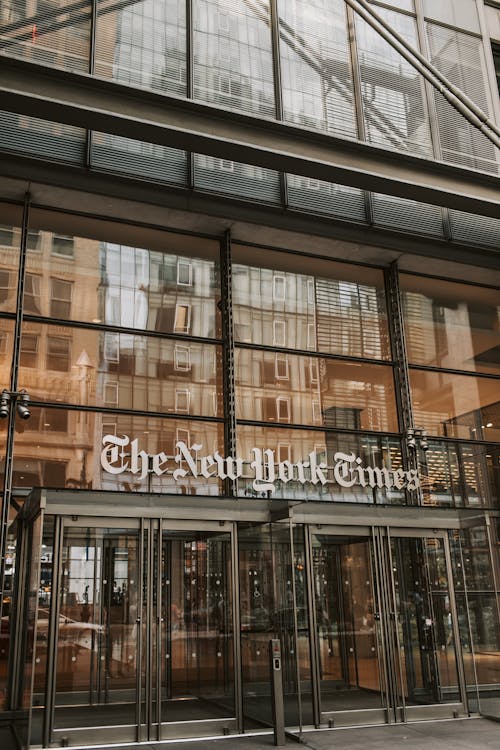 Free The New York Times Building with Glasses Stock Photo