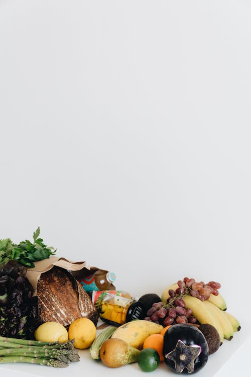 Fruit, Vegetables and Bread