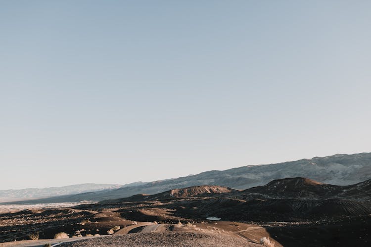 Landscape Of Barren Hills