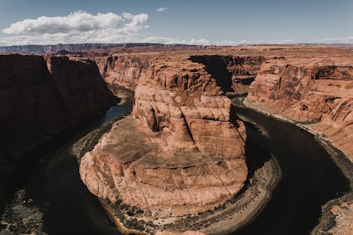 Fotobanka s bezplatnými fotkami na tému Horseshoe Bend, krajina, orientačný bod