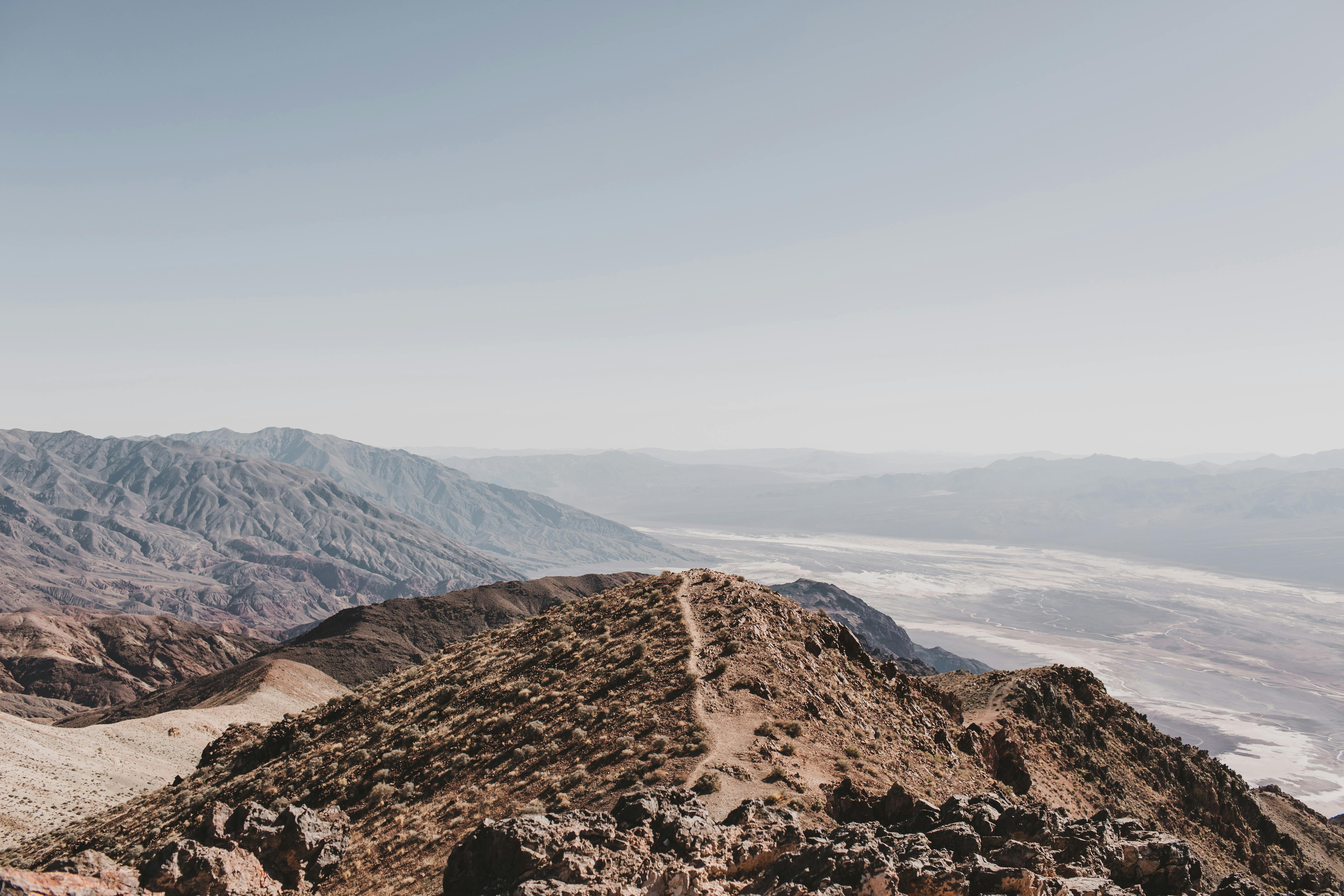 beautiful view from the top of a cliff