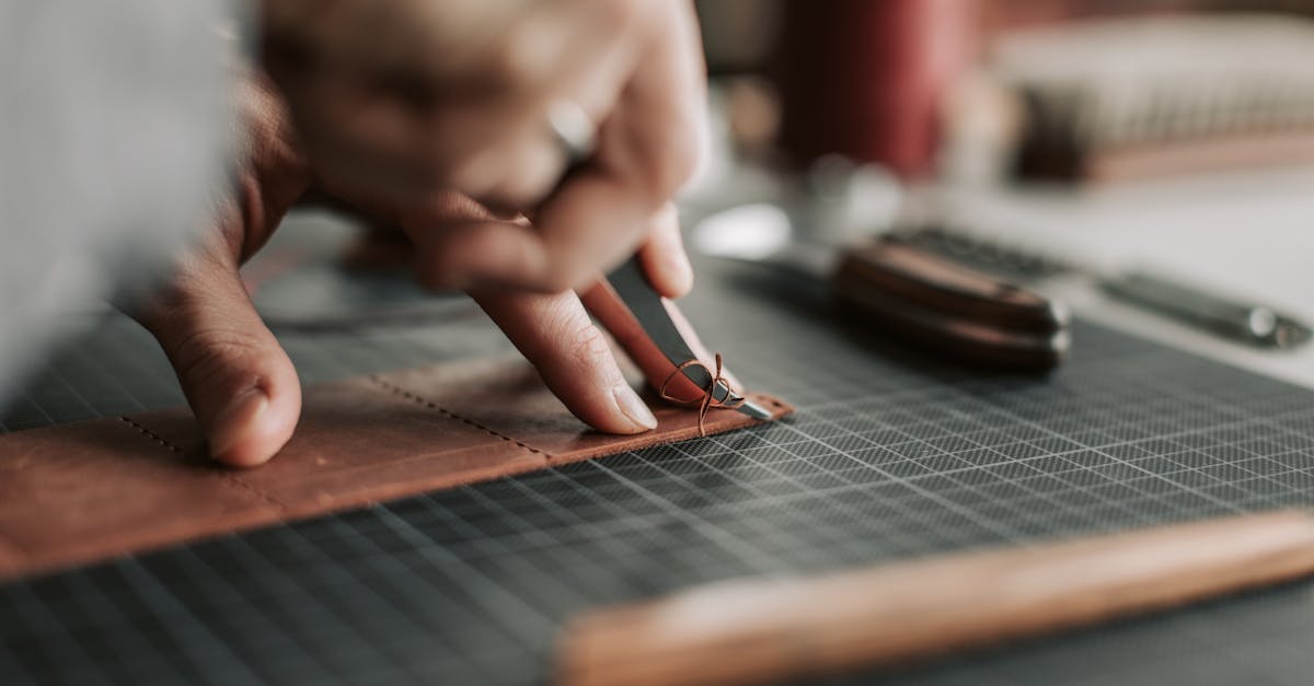 Leather Crafting 101: Tools and Techniques