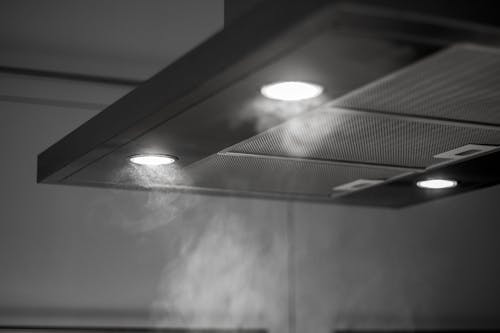 Free stock photo of black and white, kitchen, monochrome