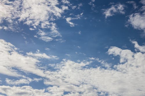 Free stock photo of blue sky, cloud, color