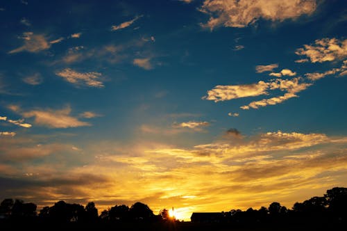 夏天, 天空, 日落 的 免費圖庫相片