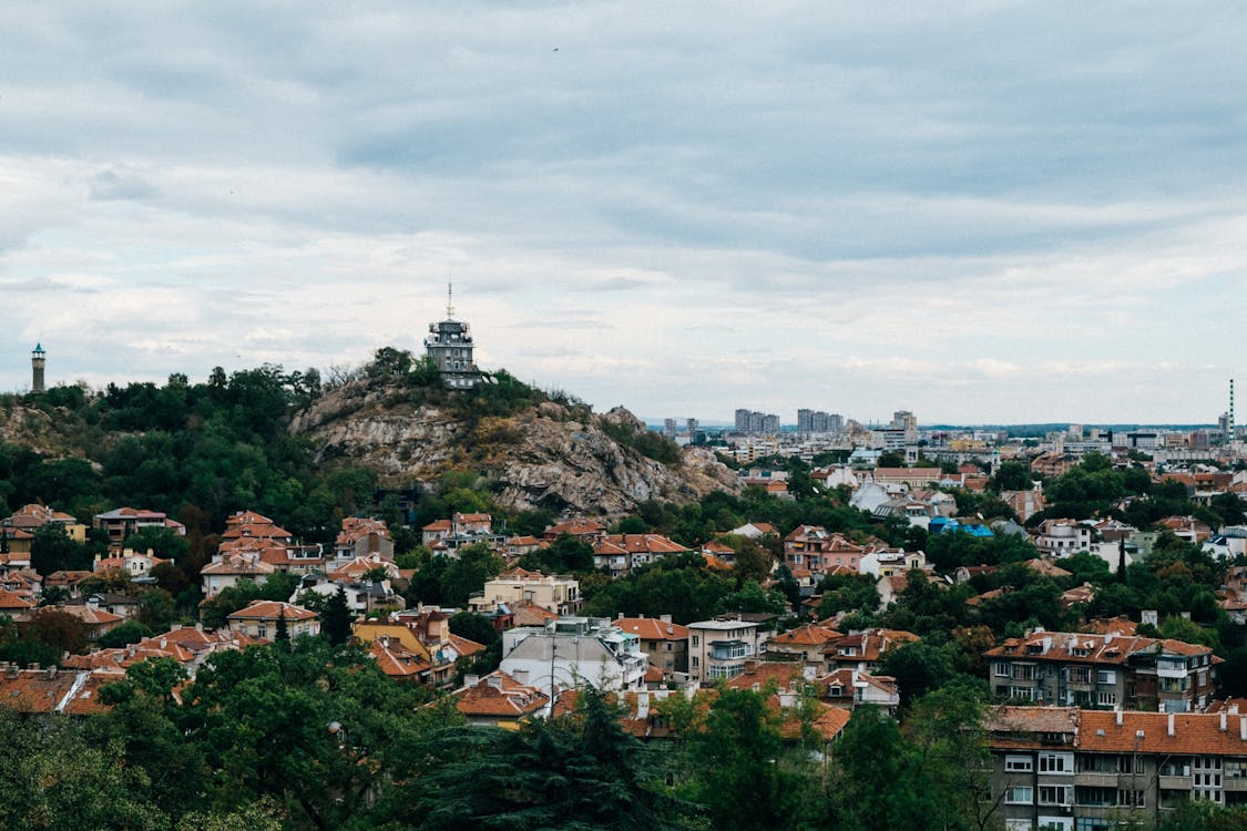 Aerial View of City