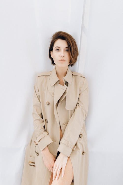 Brunette in Coat