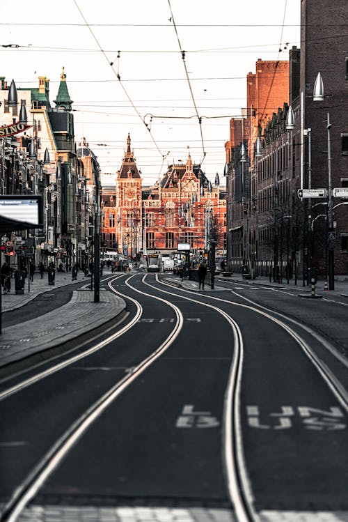 Foto d'estoc gratuïta de amsterdam, carrer, carretera