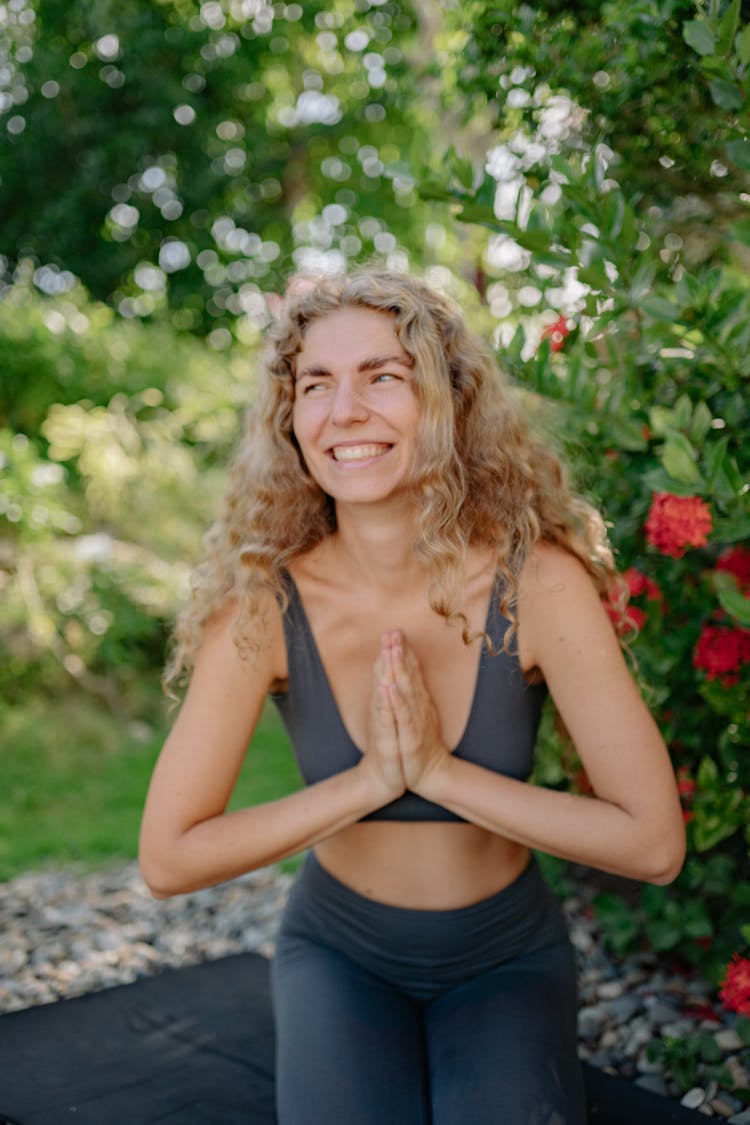 A Woman Doing Exercise