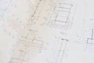 展示详细的建筑蓝图设计与规划特写