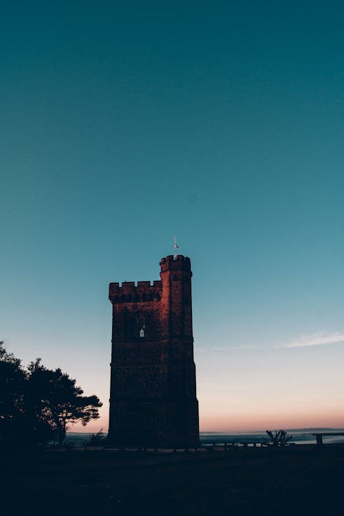 Leith Hill Tower Under Blue Sky