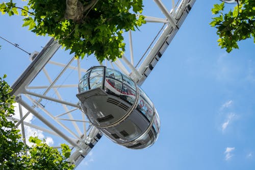 Low-angle Photography of White Cable Car