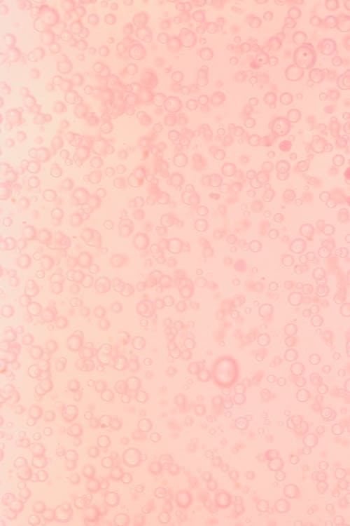 Bubbles on Pink Liquid