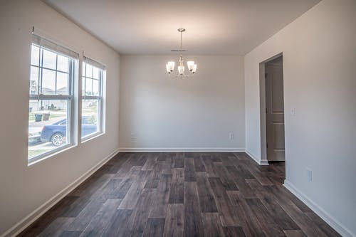 White Chandelier in the Room