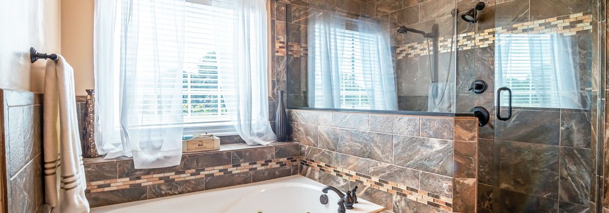 A home bathtub