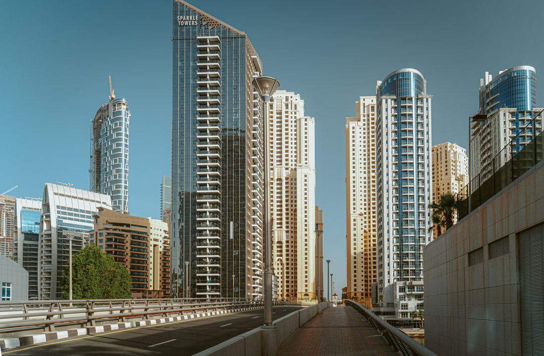 UAE financial district and modern infrastructure