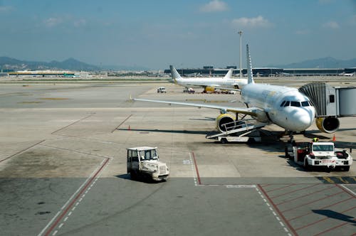 Passenger Planes at the Airport
