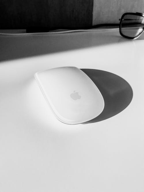 Close-Up Photo of an Apple Magic Mouse