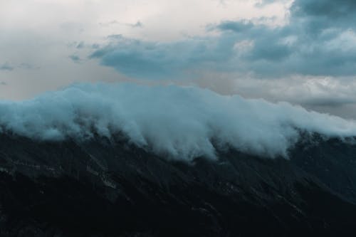 A Cloudy Sky above the Mountain