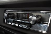 Black Car Stereo Turned on at 7