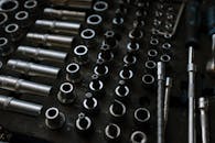 Silver and Black Metal Tools