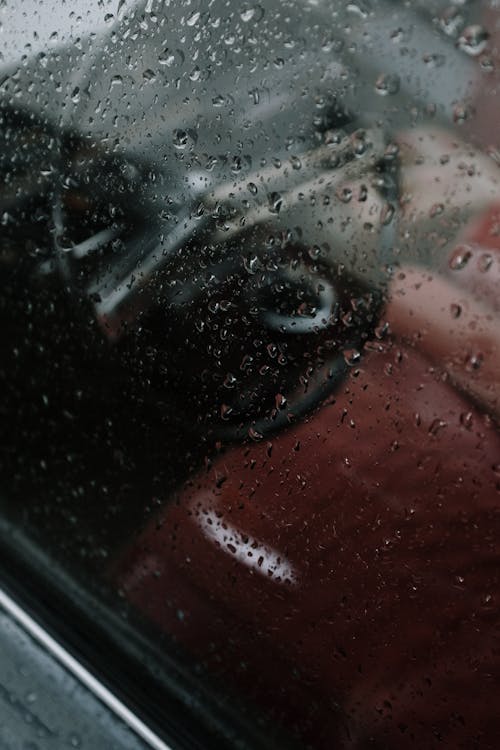 Water Droplets on Car Window