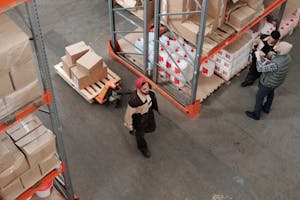 Men Working in a Warehouse