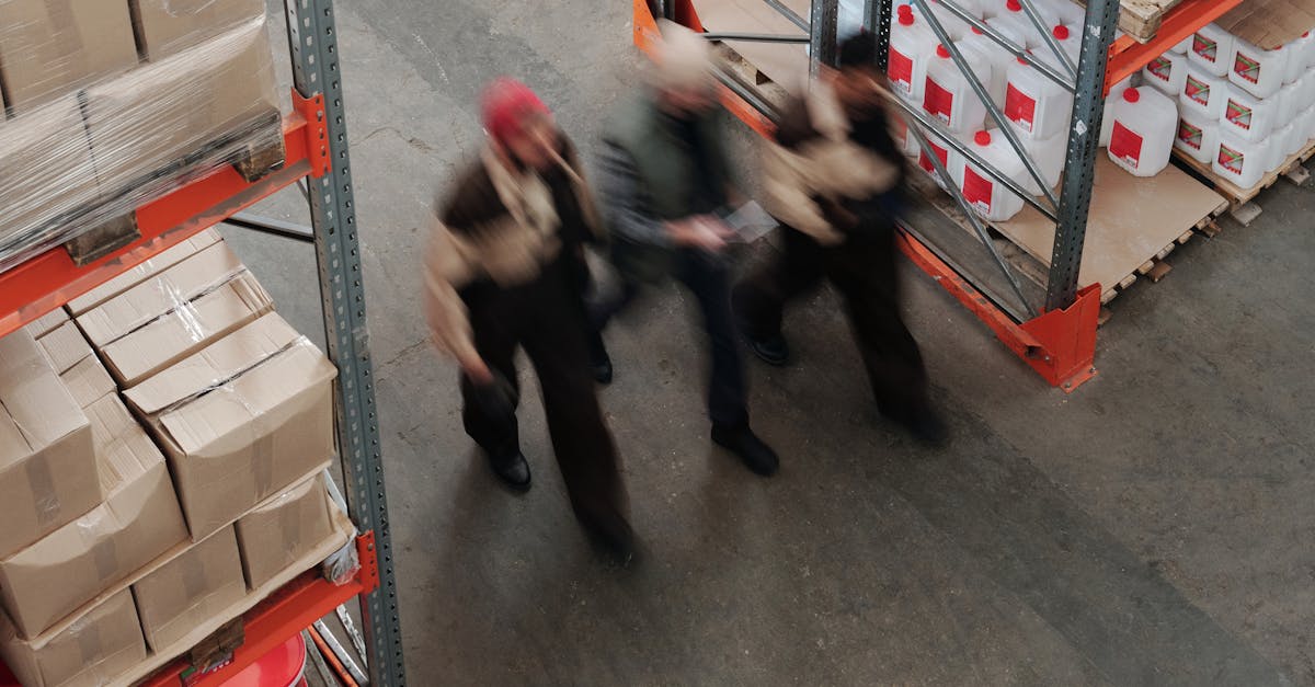 Men Working in a Warehouse