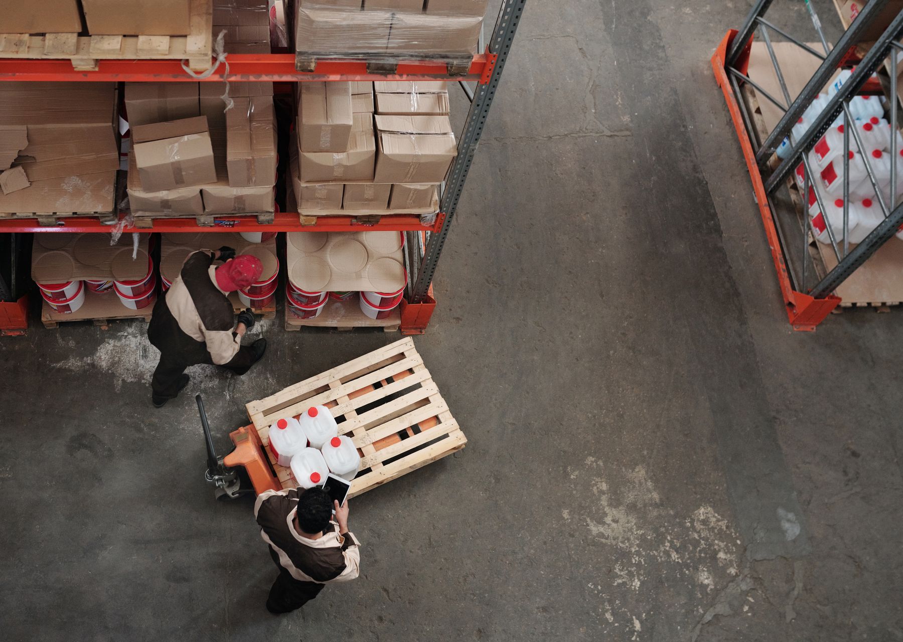 Professional removals crew at work — storage & moves to storage Danderhall