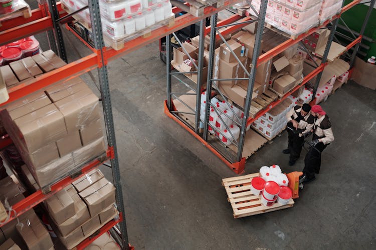 Men Working In A Warehouse