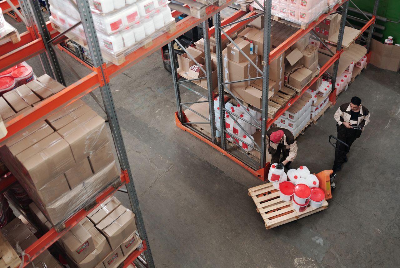 Storage & moves to storage Corbridge — removals work in progress