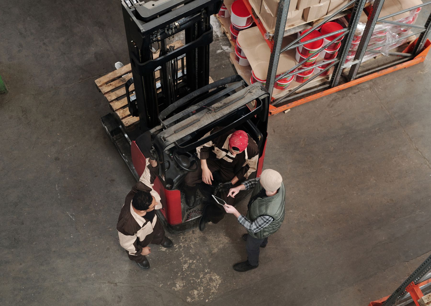 Professional removals crew at work — storage & moves to storage Barra