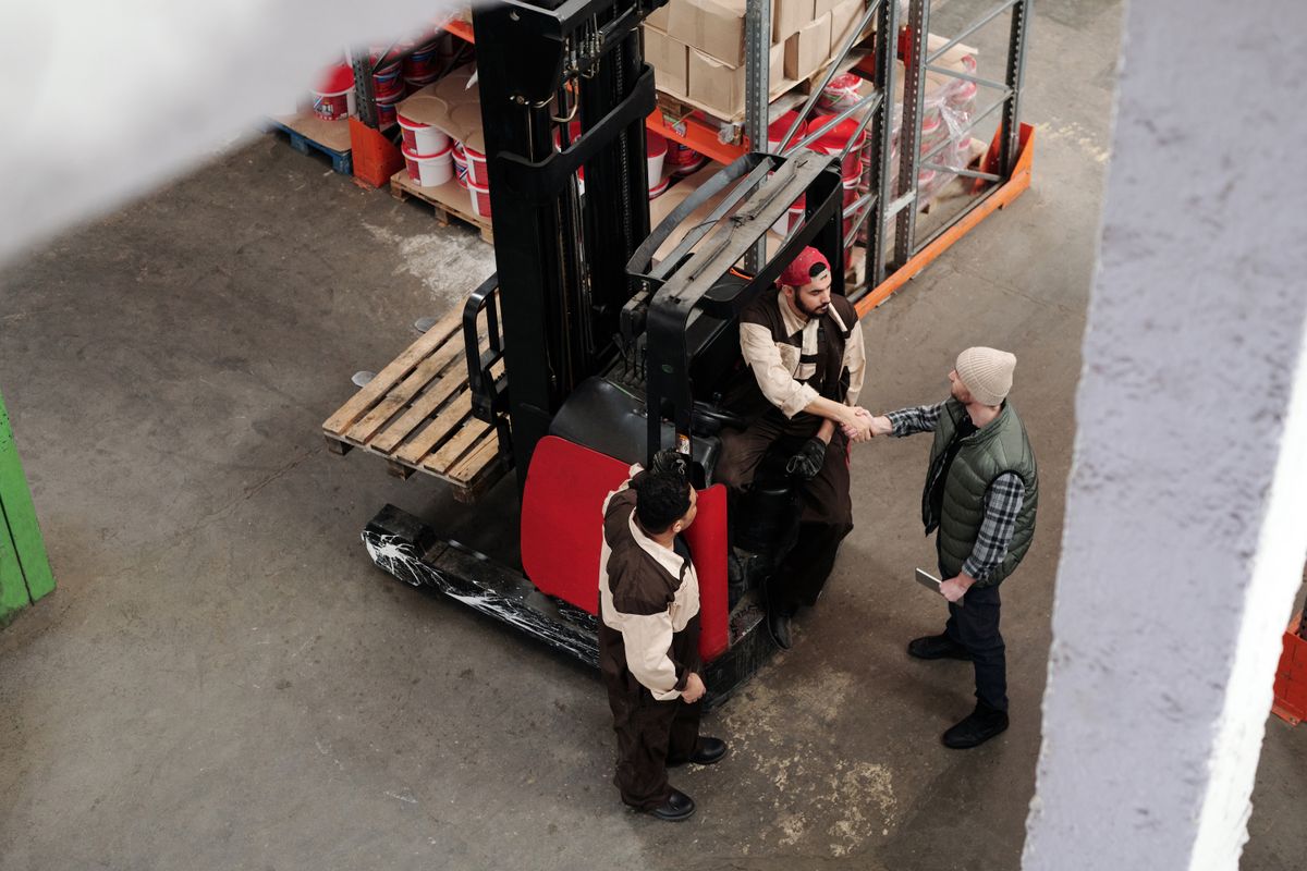 storage moves in Lumphanan — Storage Moves in Lumphanan — the working end of the job